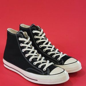 Converse Chuck 70 High Top Classic Black Sneakers 162050C NWT